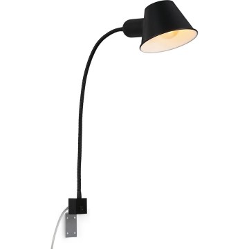 Briloner 2079-015 - Φωτιστικό τοίχου εύκαμπτο 1xE27/10W/230V μαύρο