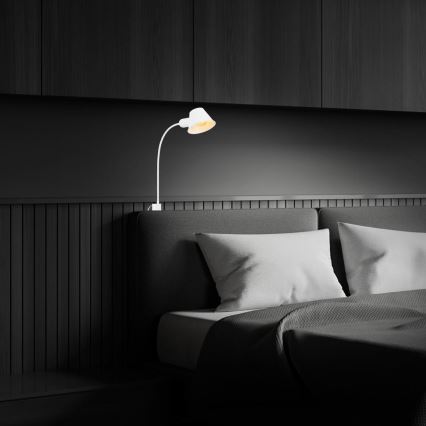 Briloner 2079-016 - Φωτιστικό τοίχου εύκαμπτο 1xE27/10W/230V λευκό