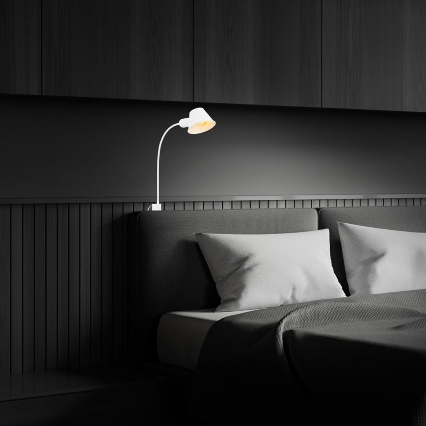 Briloner 2079-016 - Φωτιστικό τοίχου εύκαμπτο 1xE27/10W/230V λευκό