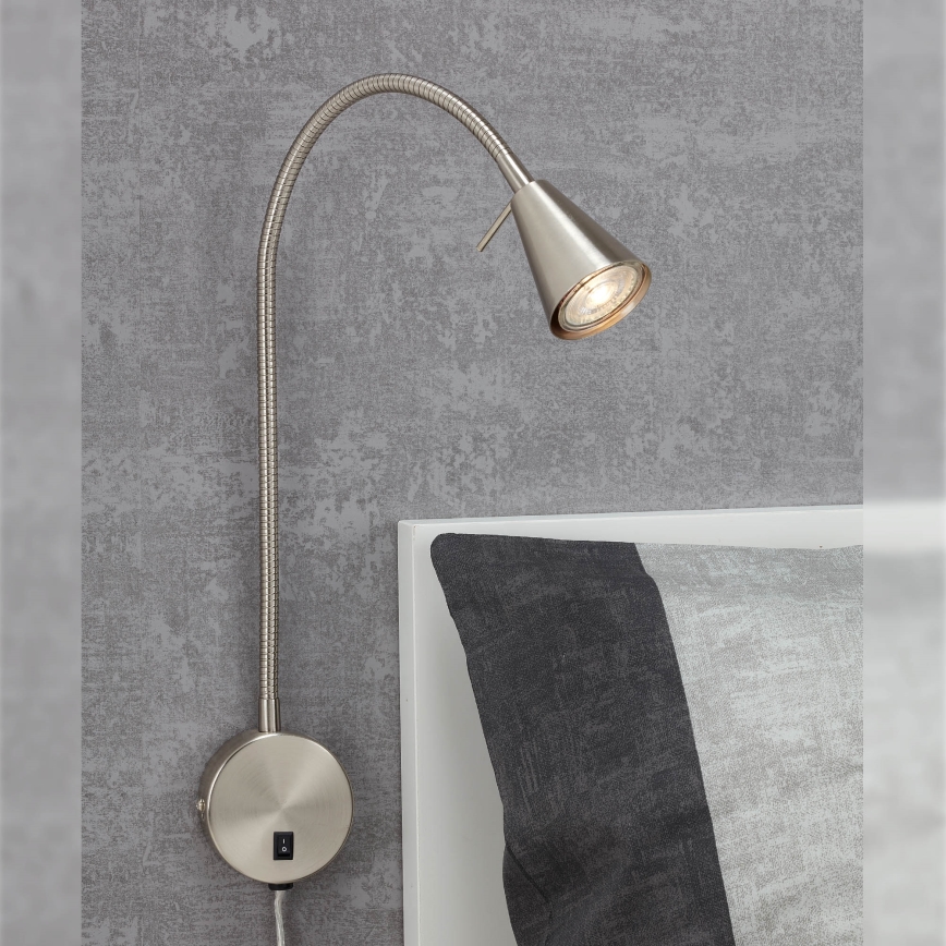 Briloner 2082-012 - Λάμπα τοίχου LED COMFORT LIGHT 1xGU10/5W/230V ματ χρώμιο