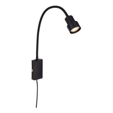 Briloner 2085-015 - LED Επιτοίχιο φωτιστικό αφής TUSI 1xGU10/5W/230V μαύρο