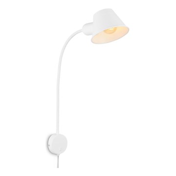 Briloner 2089-016 - Ευέλικτο επιτοίχιο φωτιστικό BRELLO 1xE27/10W/230V λευκό