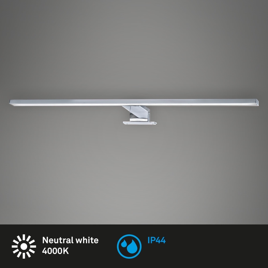 Briloner 2104-118 - Φωτιστικό καθρέφτη για μπάνιο LED/8W/230V 60 cm ματ χρώμιο