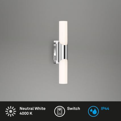 Briloner 2111-018 - Φωτιστικό τοίχου μπάνιου LED SPLASH LED/6,5W/230V IP44