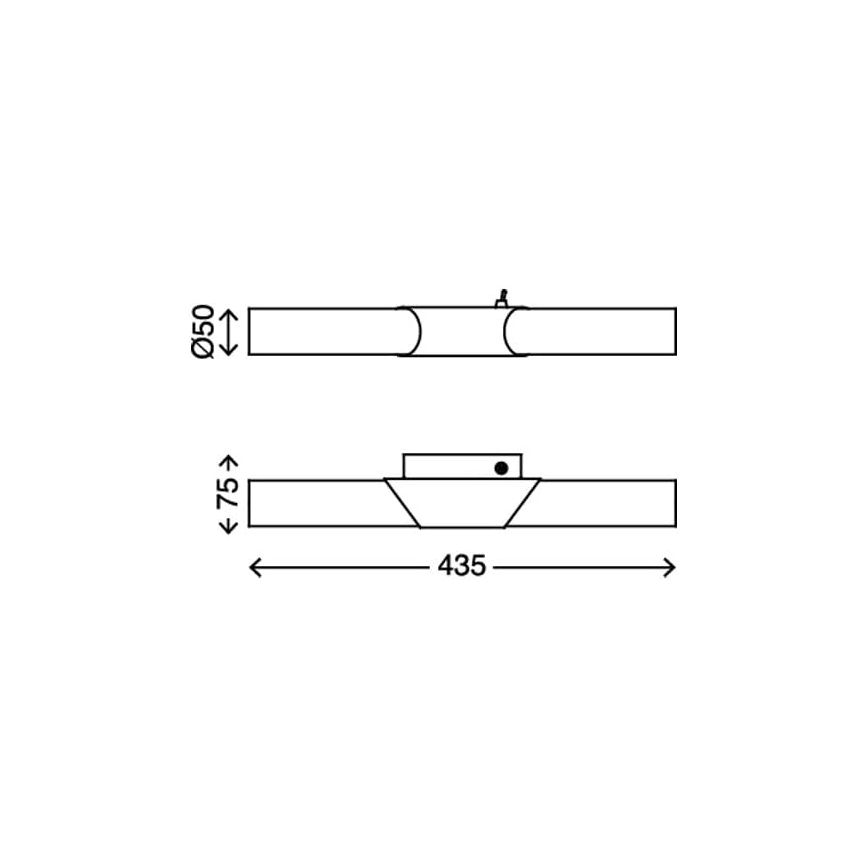 Briloner 2125-022 - Φωτισμός καθρέφτη SPLASH 2xE14/40W/230V