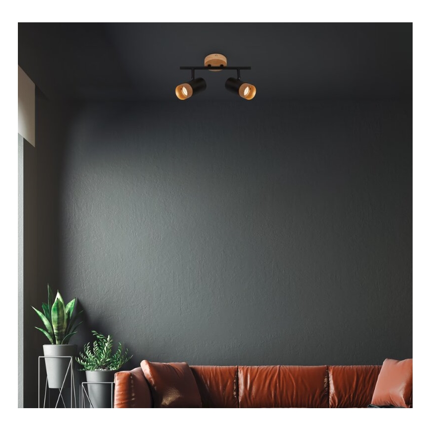 Briloner 2144025 - Φωτιστικό σποτ SPOT 2xGU10/9W/230V