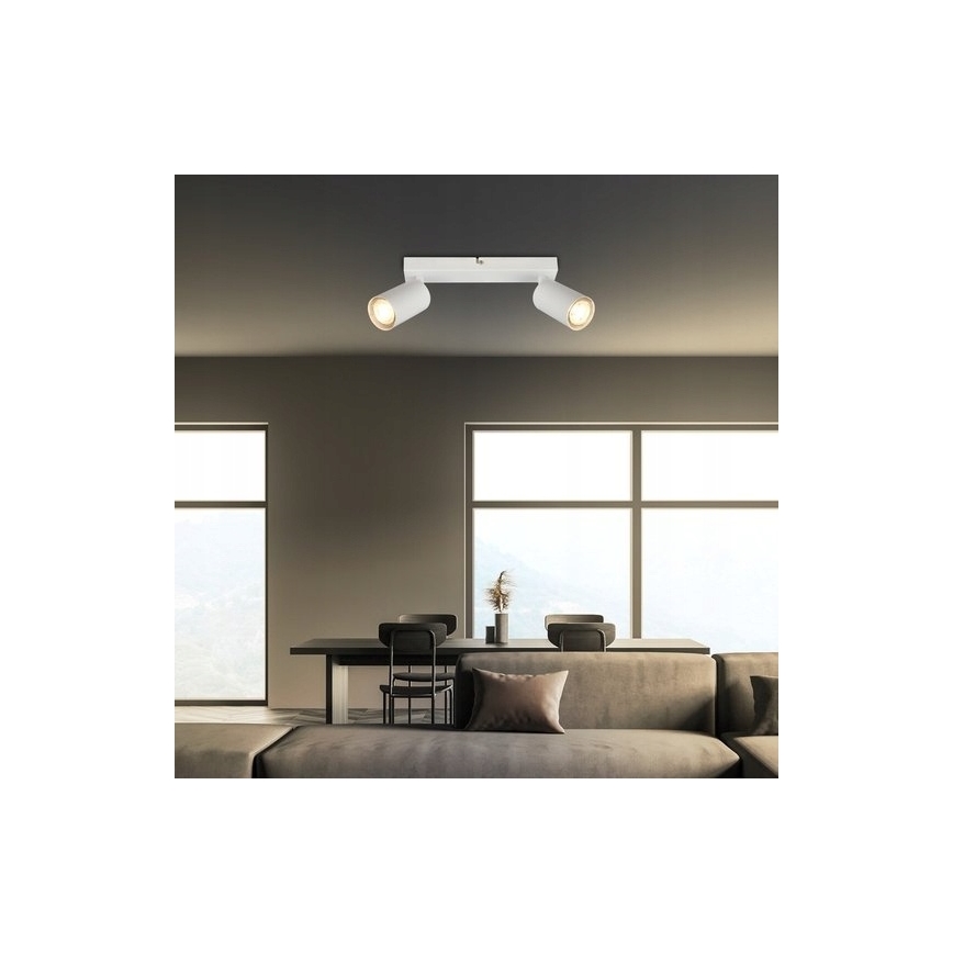 Briloner 2172-026 - Φωτιστικό σποτ SPOT 2xGU10/9W/230V λευκό