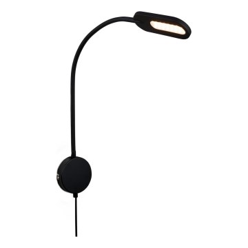 Briloner 2177015 - LED Dimmable εύκαμπτο φωτιστικό τοίχου LED/6W/230V μαύρο