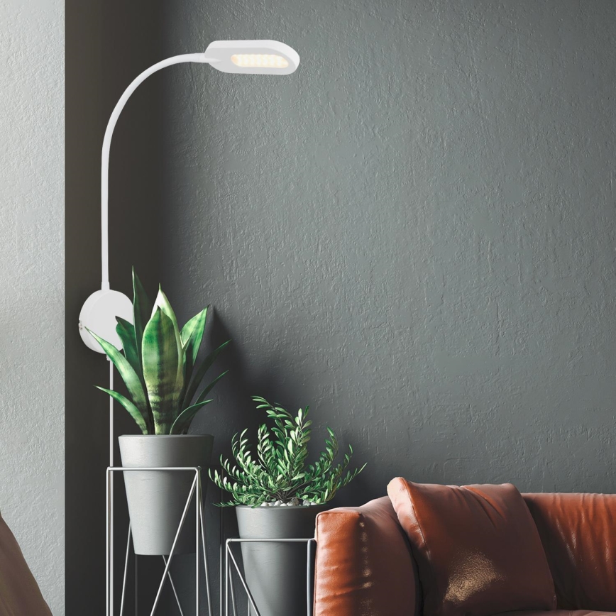 Briloner 2177016 - LED Dimmable φωτιστικό τοίχου εύκαμπτο LED/6W/230V λευκό