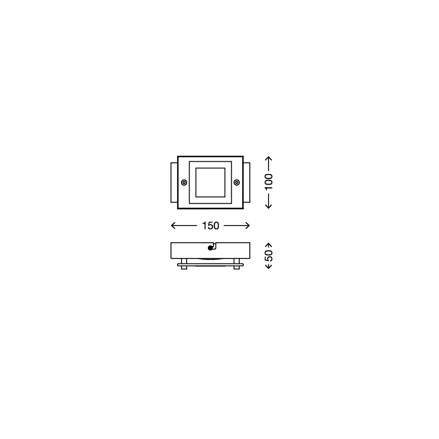 Briloner - 2213-018 - Φως οροφής μπάνιου LED SPLASH LED/4,5W/230V IP44