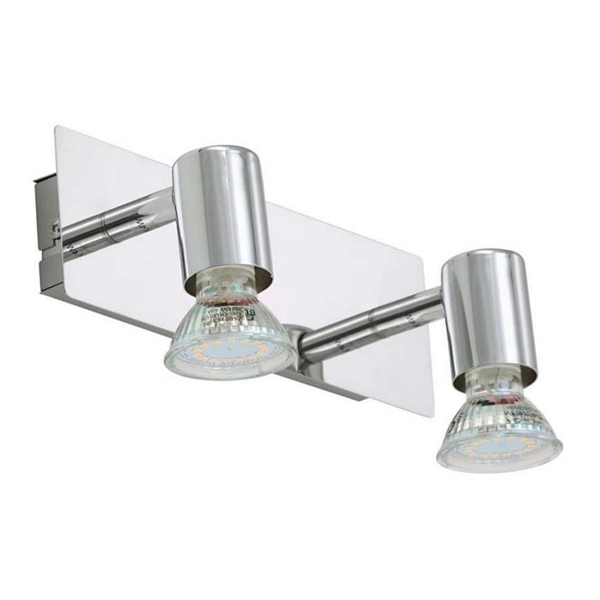 Briloner 2290-028 - LED Επιτοίχιο φωτιστικό μπάνιου SPLASH 2xGU10/4W/230V