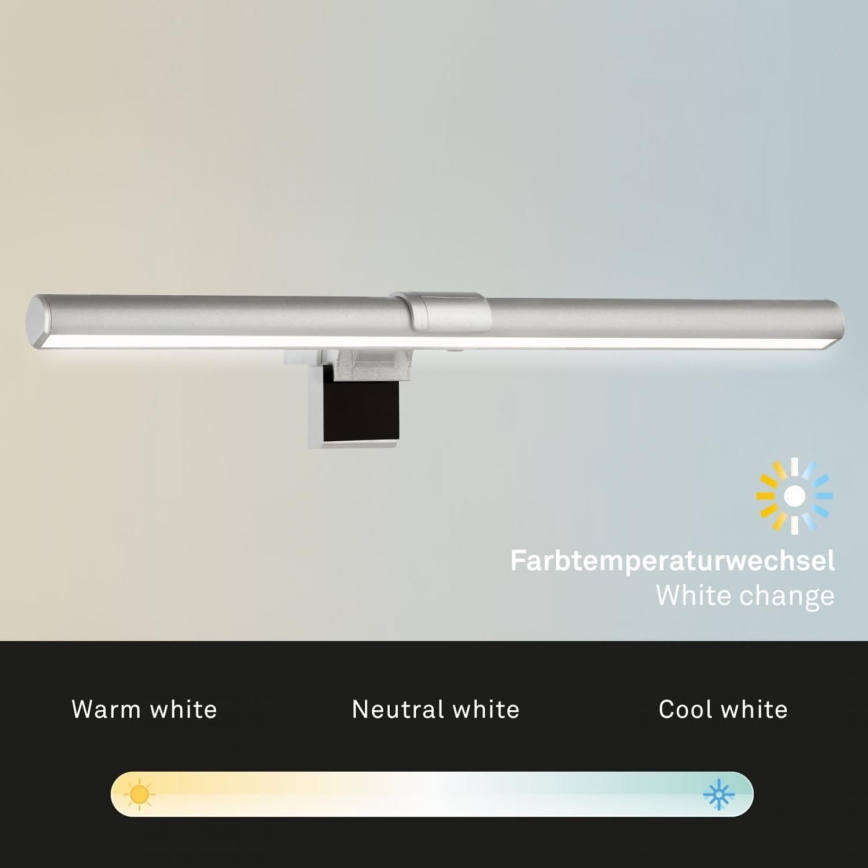 Briloner 2303-014 - LED Dimmable φωτισμός οθόνης LED/3,5W/5V 3000/4500/6500K