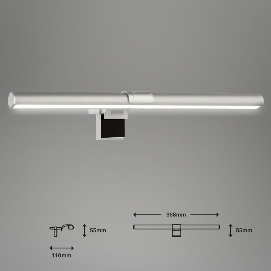 Briloner 2303-014 - LED Dimmable φωτισμός οθόνης LED/3,5W/5V 3000/4500/6500K