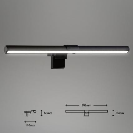 Briloner 2303-015 - LED Dimming monitor φωτισμός LED/3,5W/230V 2700/4000/6500K