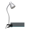 Briloner 2615-014P - Λάμπα LED με κλιπ GRIP LED/2,5W/230V ασήμι