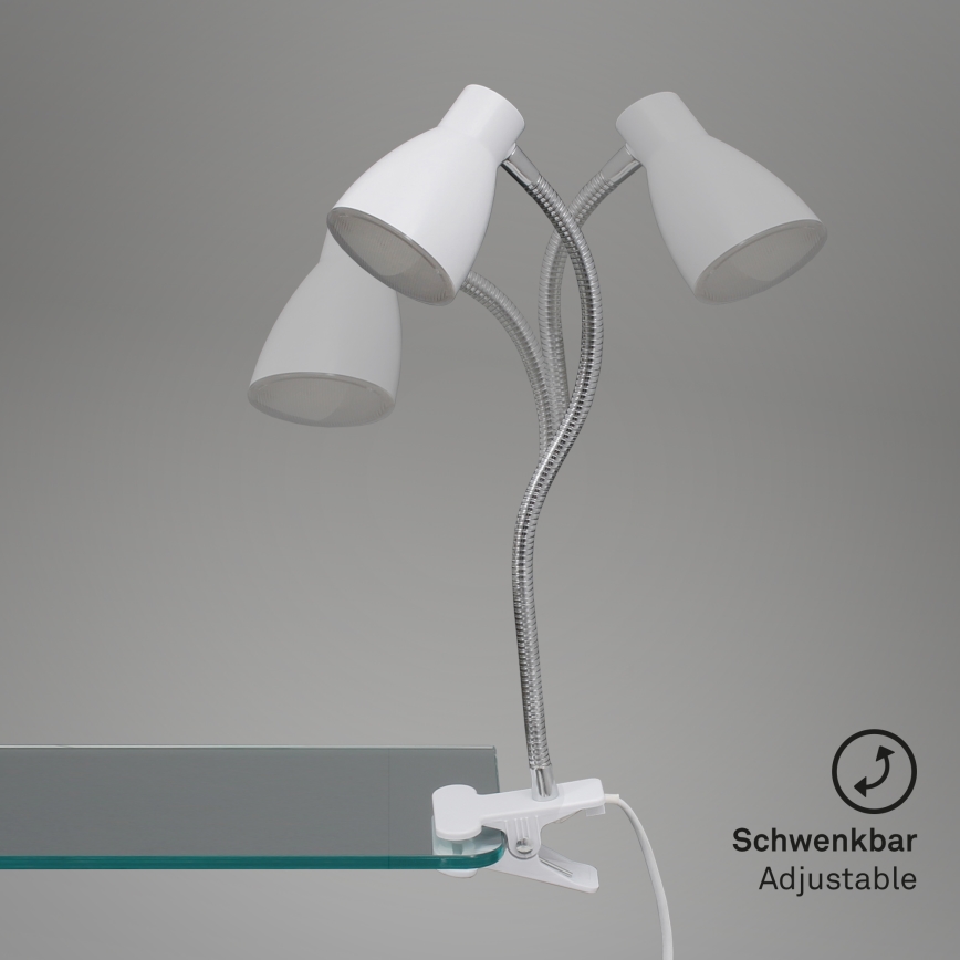 Briloner 2615-016P - Λάμπα LED με κλιπ GRIP LED/2,5W/230V λευκό