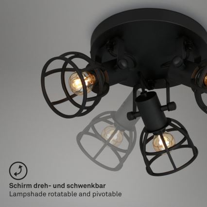 Briloner 2669-035 - Φωτιστικό σποτ RETRO 3xE14/25W/230V