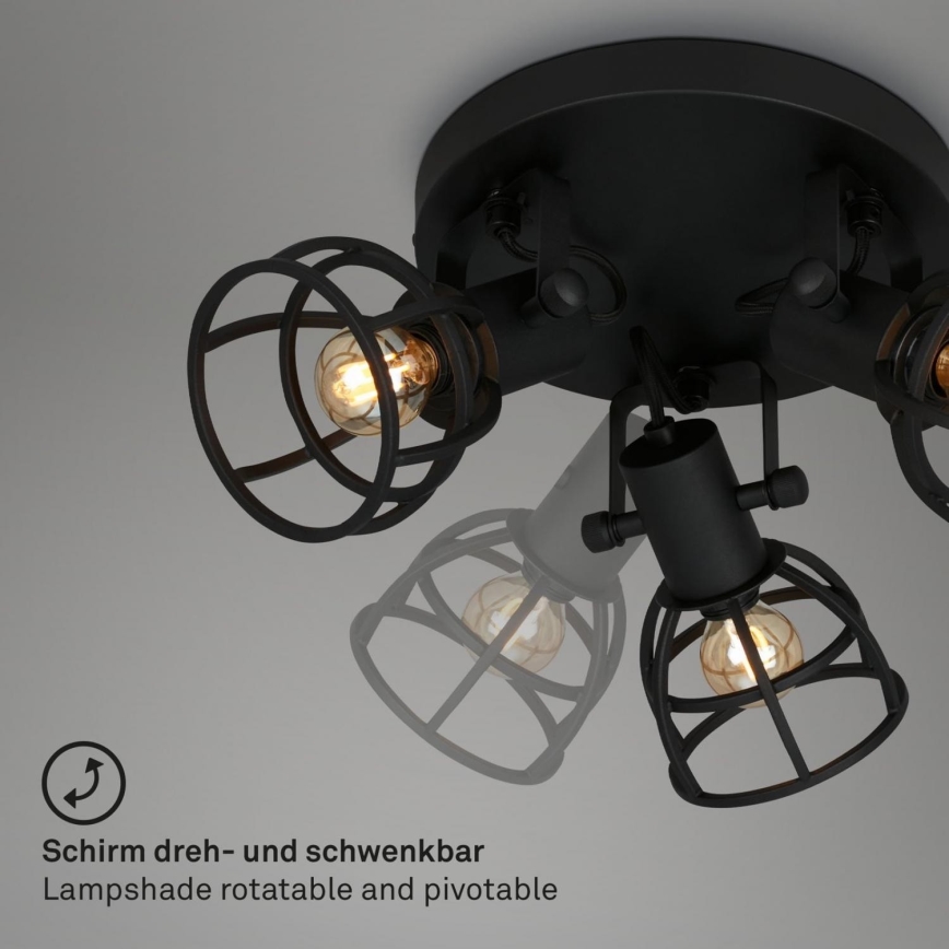 Briloner 2669-035 - Φωτιστικό σποτ RETRO 3xE14/25W/230V