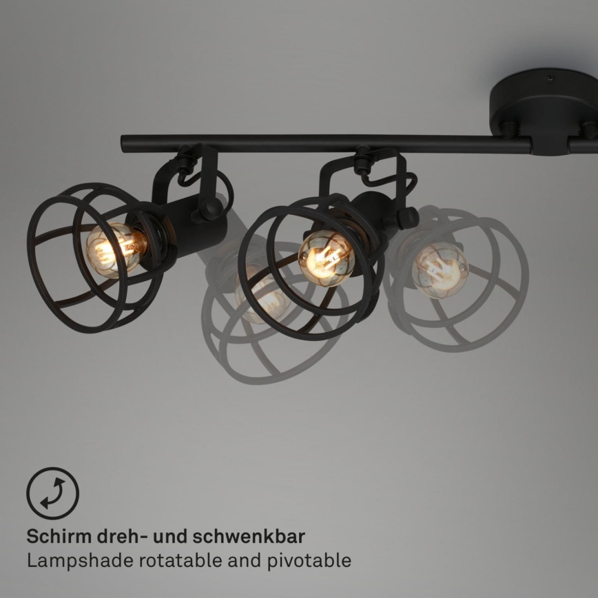 Briloner 2669-045 - Φωτιστικό σποτ RETRO 4xE14/25W/230V