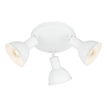 Briloner 2674-036 - Φωτιστικό σποτ RETRO 3xE14/25W/230V λευκό