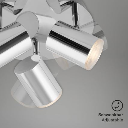 Briloner 2731-038 - Φωτιστικό σποτ CUP 3xGU10/5W/230V γυαλιστερό χρώμιο