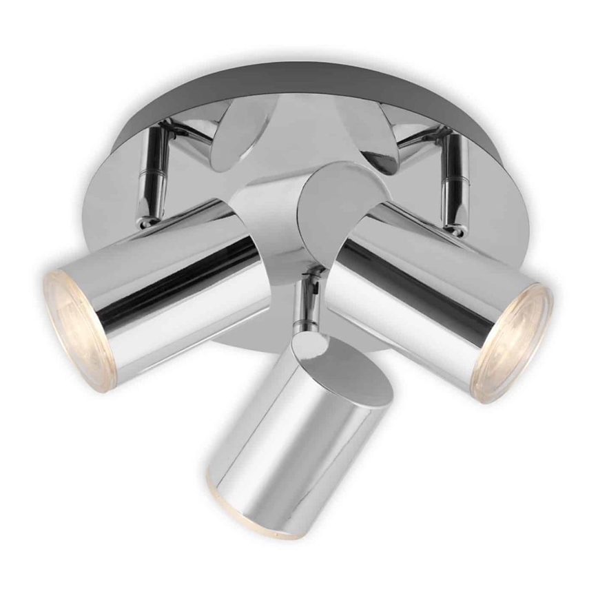 Briloner 2731-038 - Σποτ φωτιστικό CUP 3xGU10/5W/230V IP44 γυαλιστερό χρώμιο