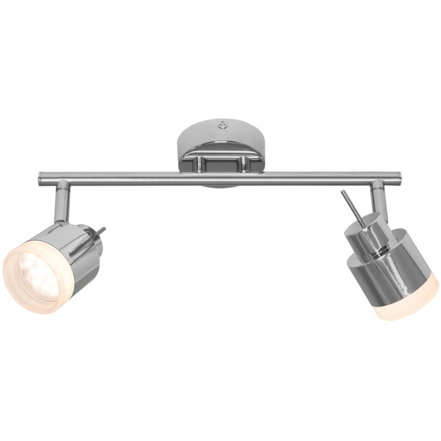 Briloner 2733-028 - LED φωτιστικό μπάνιου με σποτ SPLASH 2xLED/4W/230V IP44