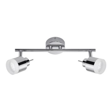 Briloner 2733-028 - LED φωτιστικό μπάνιου με σποτ SPLASH 2xLED/4W/230V IP44