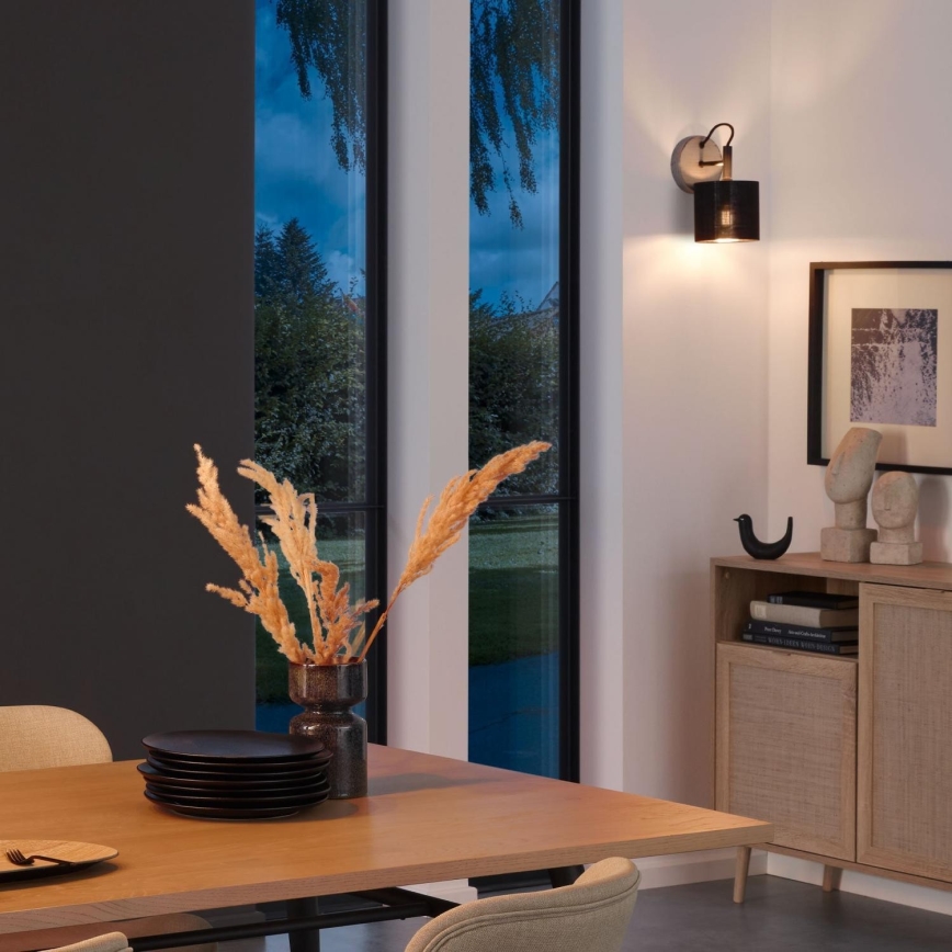 Briloner 2737-014 - Φωτιστικό τοίχου SILVER CRAFTED 1xE14/25W/230V