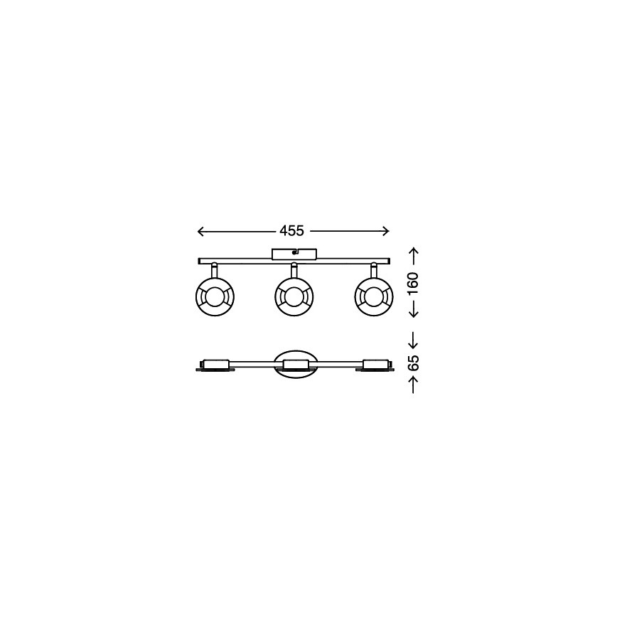 Briloner 2798-022 - Φως σποτ LED STONE 3xLED/4,5W/230V