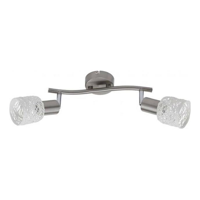 Briloner 2826-022 - Φωτιστικό σποτ SPOT 2xE14/6W/230V ματ χρώμιο