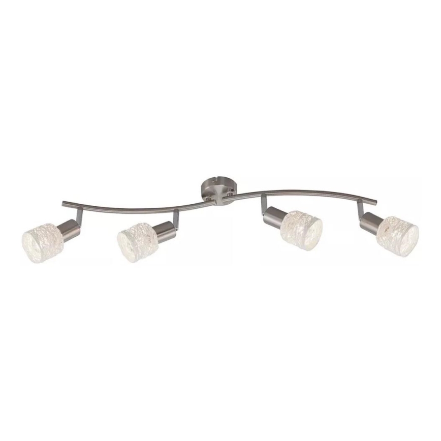 Briloner 2826-042 - Φωτιστικό σποτ SPOT 4xE14/6W/230V ματ χρώμιο