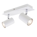 Briloner 2857-026 - Φωτιστικό σποτ SPOT 2xGU10/40W/230V λευκό