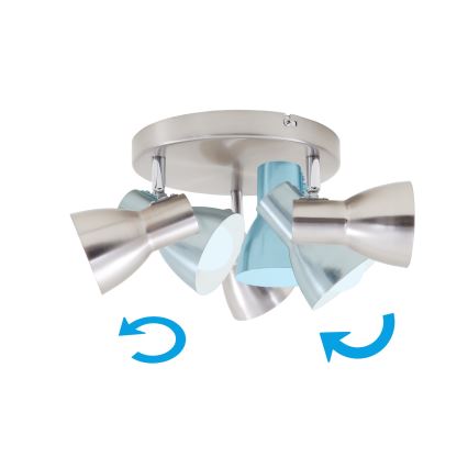Briloner 2860-032 - Φωτιστικό σποτ 3xE14/25W/230V