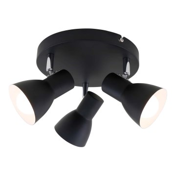 Briloner 2860-035 - Φωτιστικό σποτ CUP 3xE14/25W/230V μαύρο