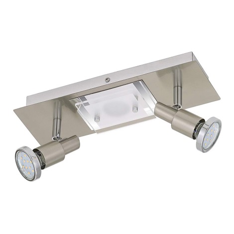 Briloner 2879-032 - Φως οροφής LED COMBINATA 2xGU10/3W + LED/5W/230V