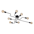 Briloner 2888-085 - Πλαφονιέρα οροφής FARETTO 8xE27/60W/230V μαύρο