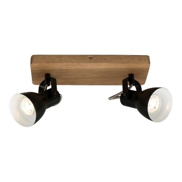 Briloner 2902-025 - Φωτιστικό σποτ SPOT 2xGU10/35W/230V