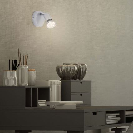 Briloner 2906-014 - Φωτιστικό σποτ τοίχου LED PICCO 1xGU10/3W/230V