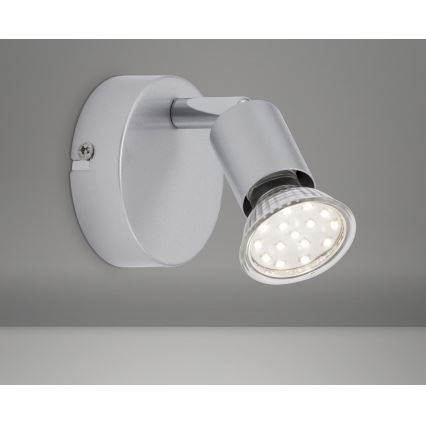 Briloner 2906-014 - Φωτιστικό σποτ τοίχου LED PICCO 1xGU10/3W/230V