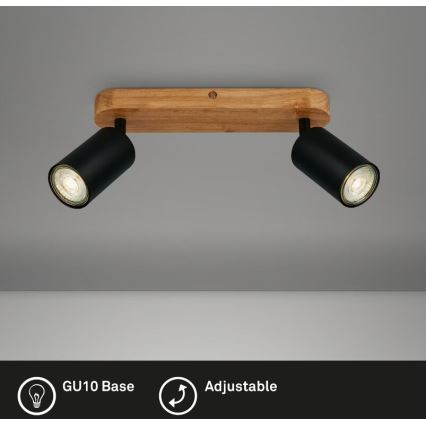 Briloner 2922-025 - Φωτιστικό σποτ SPOT 2xGU10/9W/230V