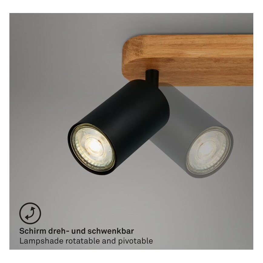 Briloner 2922-025 - Φωτιστικό σποτ SPOT 2xGU10/9W/230V