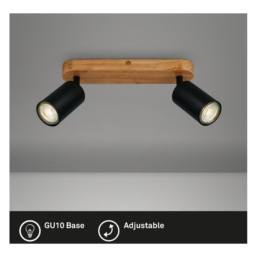 Briloner 2922-025 - Φωτιστικό σποτ SPOT 2xGU10/9W/230V