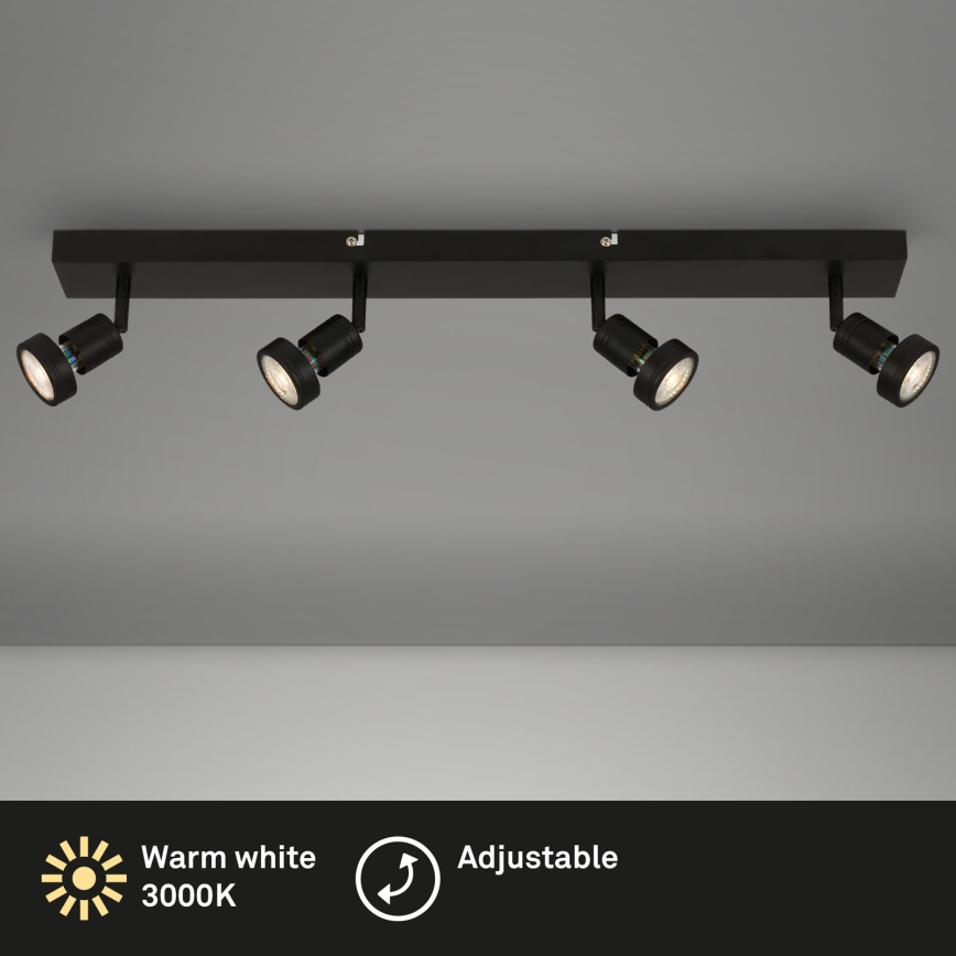 Briloner 2926-045 - Φωτιστικό σποτ LED 4xGU10/4,9W/230V