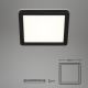 Briloner 3010-015 - Φωτιστικό οροφής LED LED/8W/230V 19x19 cm μαύρο IP44