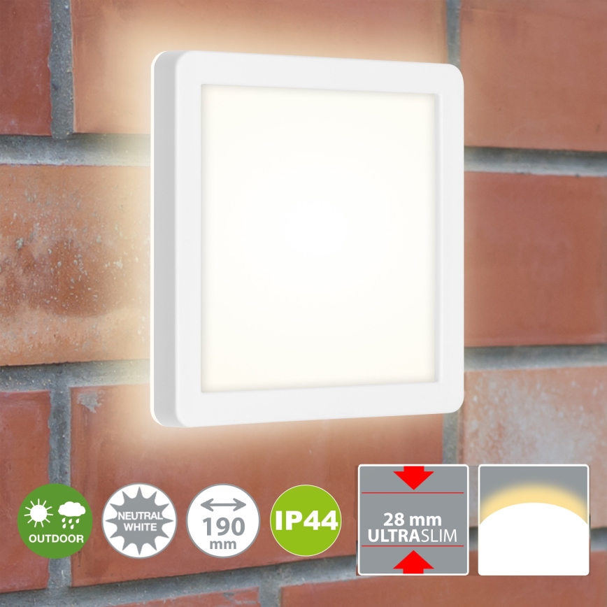 Briloner 3010-016 - Φωτιστικό οροφής LED LED/8W/230V 19x19 cm λευκό IP44