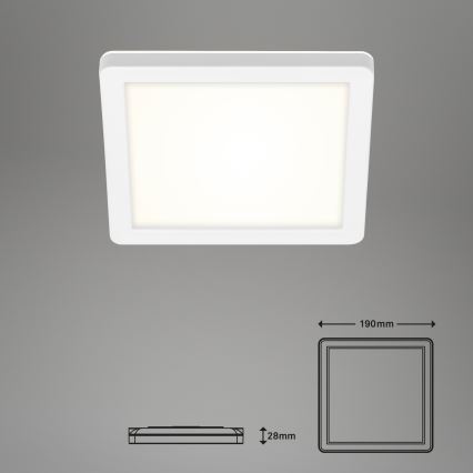 Briloner 3010-016 - Φωτιστικό οροφής LED LED/8W/230V 19x19 cm λευκό IP44