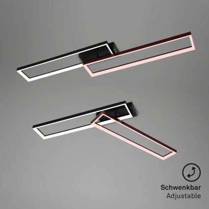 Briloner 3013-015 - Πλαφονιέρα οροφής ντιμαριζόμενη LED FRAME LED/40W/230V 2700-6500K + τηλεχειριστήριο