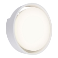 Briloner 3019-016 - Επιτοίχιο φωτιστικό εξωτερικού χώρου LED GENUA LED/18W/230V IP44 λευκό