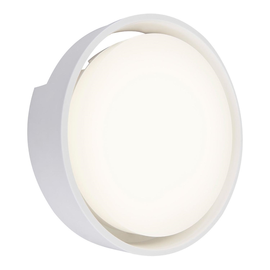 Briloner 3019-016 - Επιτοίχιο φωτιστικό εξωτερικού χώρου LED GENUA LED/18W/230V IP44 λευκό